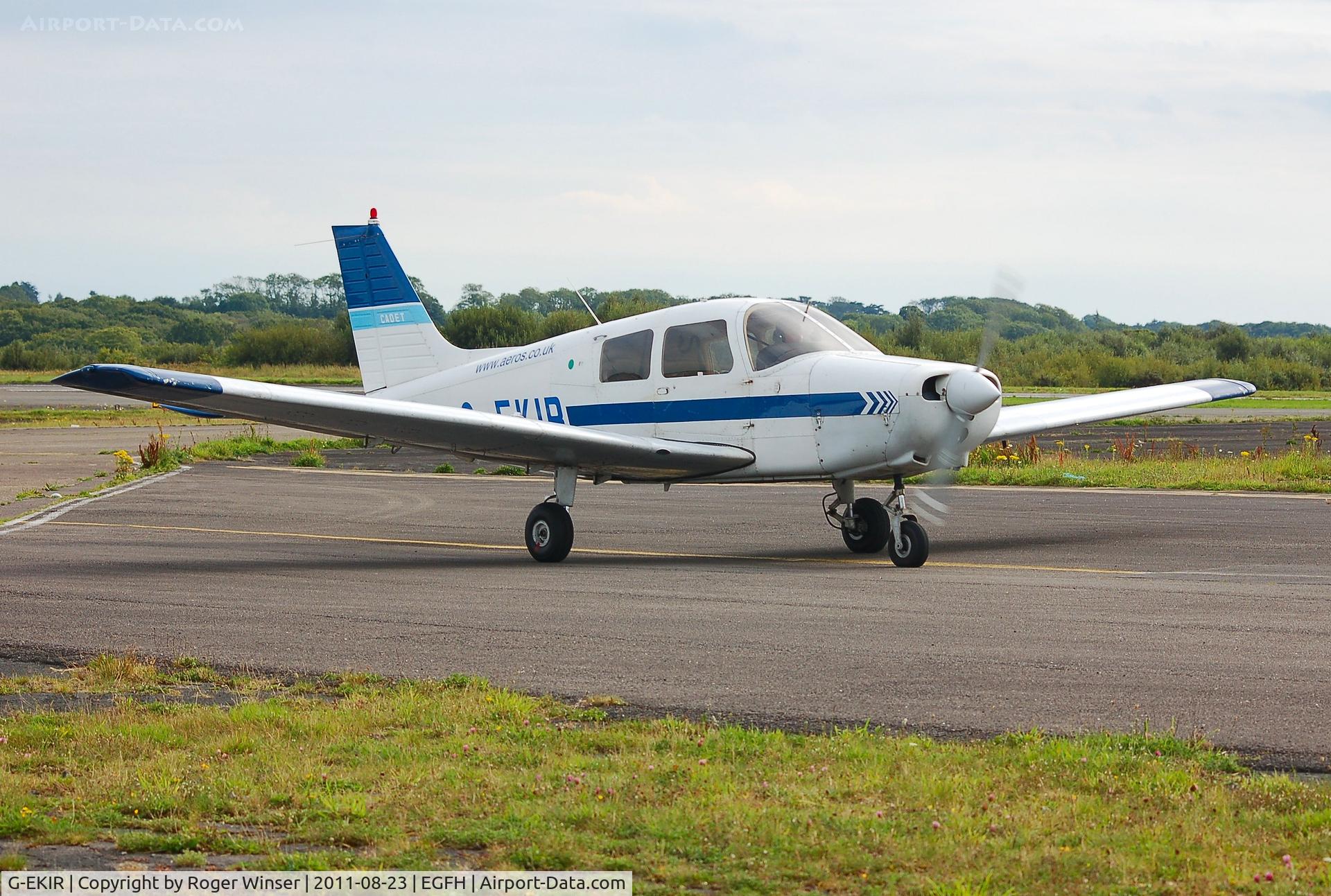 G-EKIR, 1989 Piper PA-28-161 Cadet C/N 28-41157, Visiting Piper Cadet.