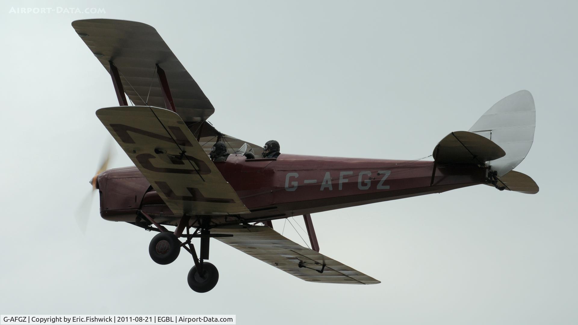 G-AFGZ, 1938 De Havilland DH-82A Tiger Moth II C/N 3700, 4. The de Havilland Moth Club International Moth Rally, celebrating the 80th anniversary of the DH82 Tiger Moth. Held at Belvoir Castle. A most enjoyable day.