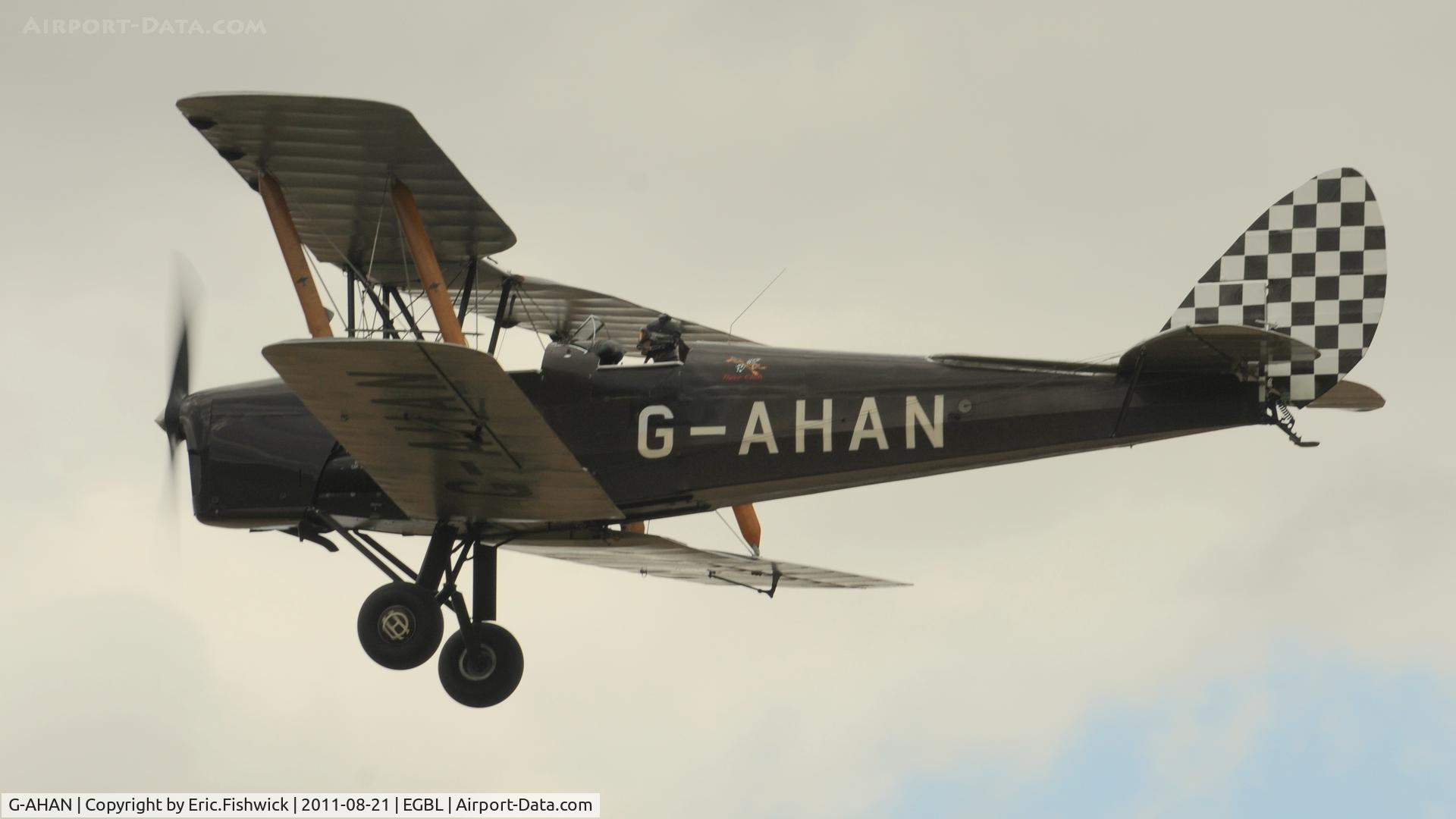 G-AHAN, 1944 De Havilland DH-82A Tiger Moth II C/N 86553, 44. The de Havilland Moth Club International Moth Rally, celebrating the 80th anniversary of the DH82 Tiger Moth. Held at Belvoir Castle. A most enjoyable day.