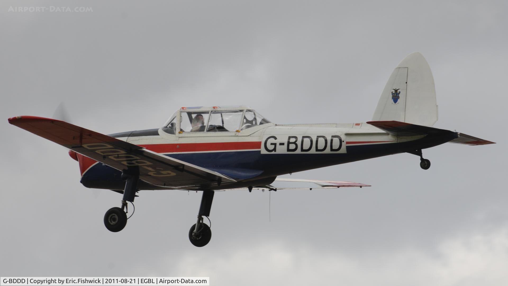 G-BDDD, 1951 De Havilland DHC-1 Chipmunk T.10 C/N C1/0326, 4. The de Havilland Moth Club International Moth Rally, celebrating the 80th anniversary of the DH82 Tiger Moth. Held at Belvoir Castle. A most enjoyable day.
