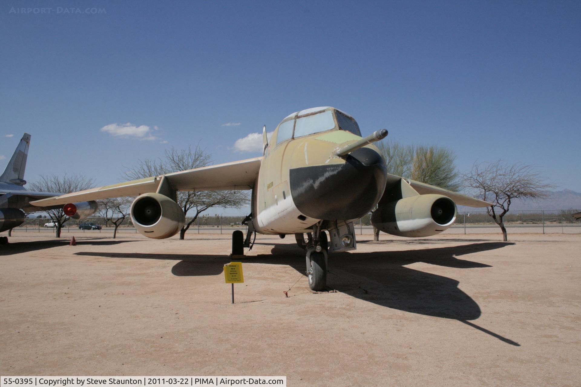 55-0395, 1955 Douglas WB-66D Destroyer C/N 45027, Taken at Pima Air and Space Museum, in March 2011 whilst on an Aeroprint Aviation tour
