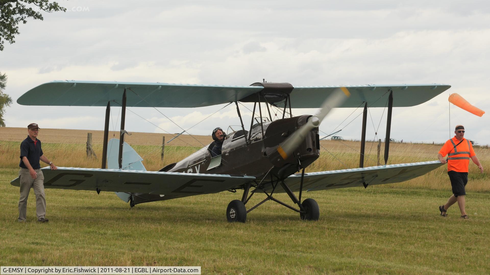 G-EMSY, 1940 De Havilland DH-82A Tiger Moth II C/N 83666, 3. The de Havilland Moth Club International Moth Rally, celebrating the 80th anniversary of the DH82 Tiger Moth. Held at Belvoir Castle. A most enjoyable day.