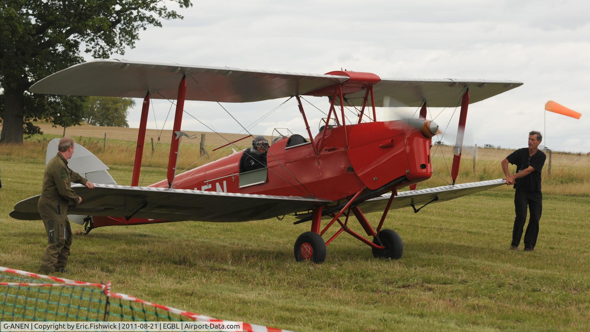 G-ANEN, 1942 De Havilland DH-82A Tiger Moth II C/N 85418, 3. The de Havilland Moth Club International Moth Rally, celebrating the 80th anniversary of the DH82 Tiger Moth. Held at Belvoir Castle. A most enjoyable day.