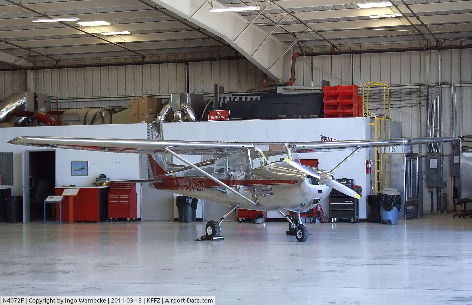 N4072F, 1958 Cessna 172 C/N 36972, Cessna 172 at the CAF Arizona Wing Museum, Mesa AZ