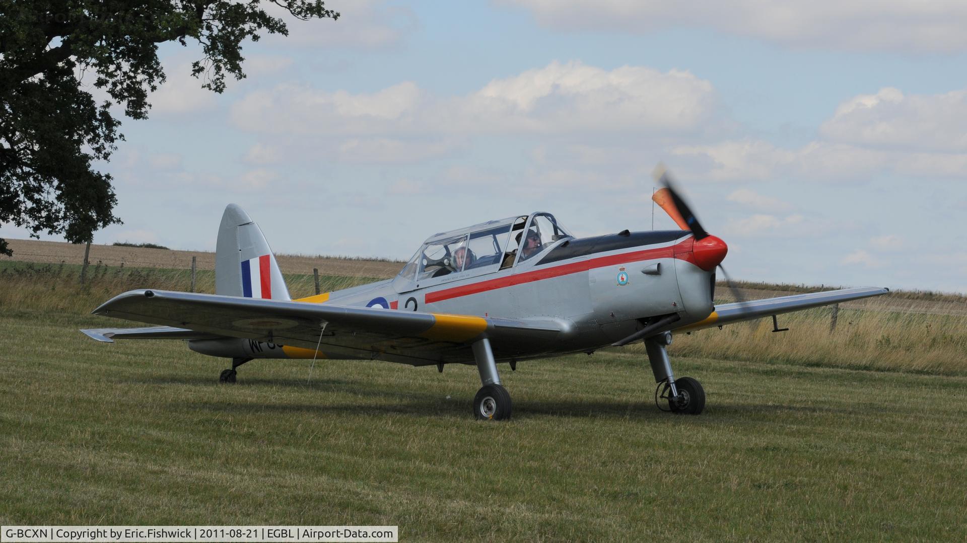 G-BCXN, 1952 De Havilland DHC-1 Chipmunk T.10 C/N C1/0692, 3. The de Havilland Moth Club International Moth Rally, celebrating the 80th anniversary of the DH82 Tiger Moth. Held at Belvoir Castle. A most enjoyable day.