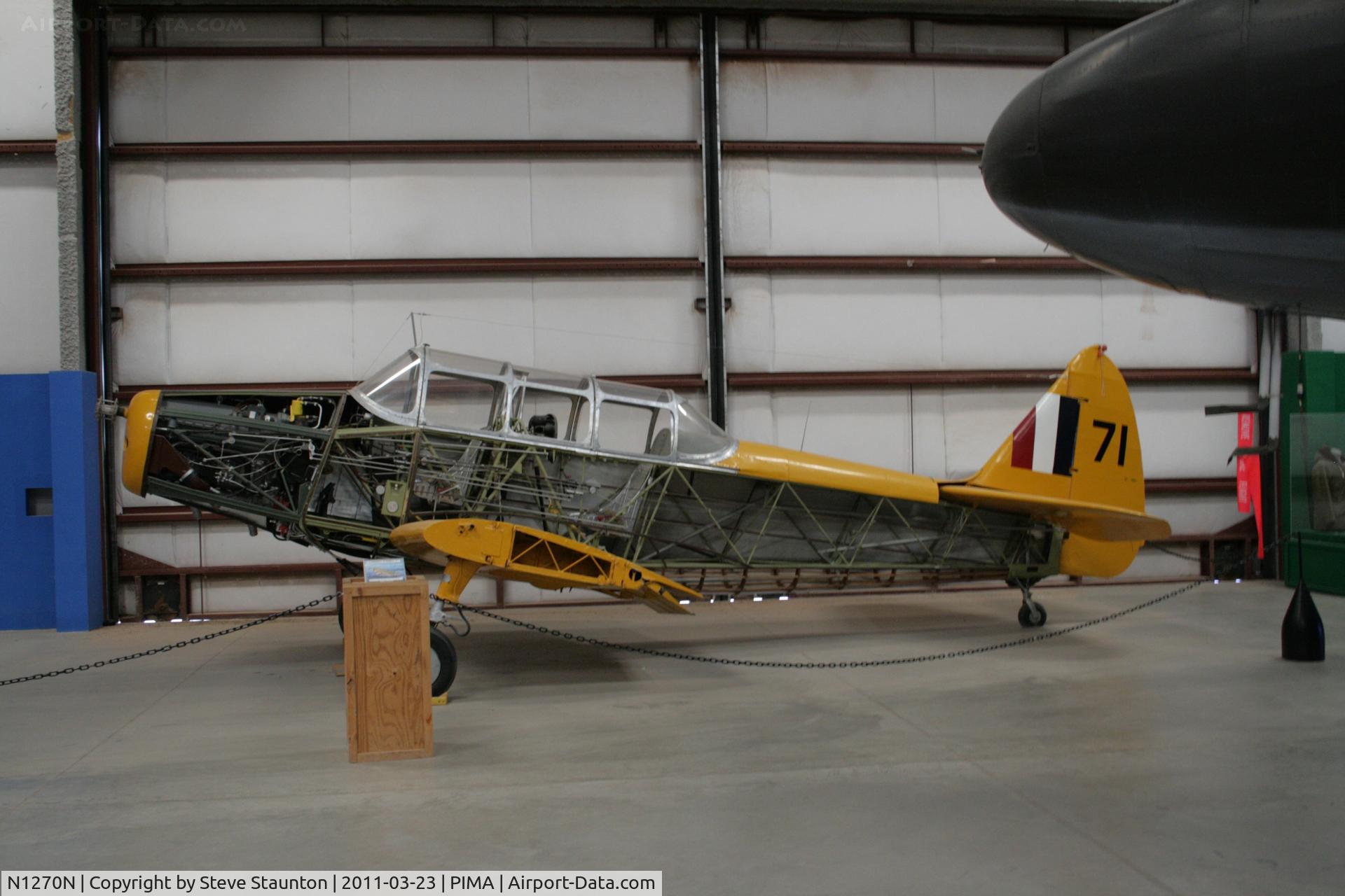 N1270N, Fairchild M-62A C/N FC34, Taken at Pima Air and Space Museum, in March 2011 whilst on an Aeroprint Aviation tour