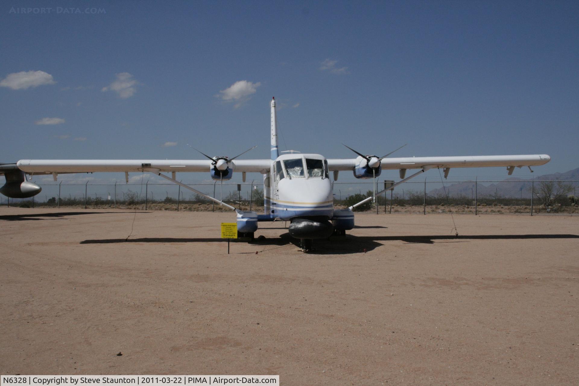 N6328, 1989 GAF N22S Searchmaster L C/N N22S-163, Taken at Pima Air and Space Museum, in March 2011 whilst on an Aeroprint Aviation tour