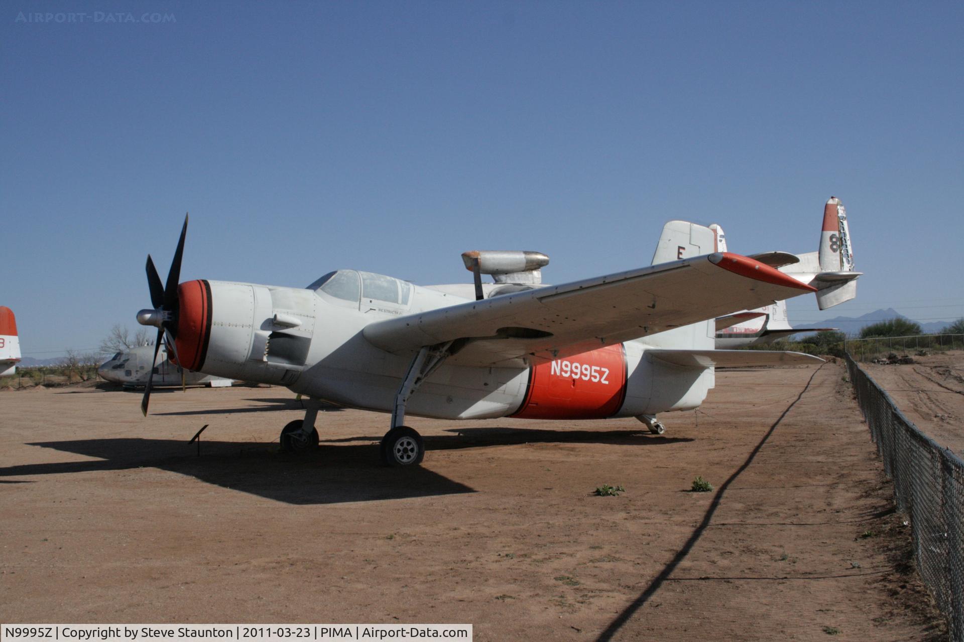 N9995Z, 1949 Grumman AF-2S Guardian C/N 126792, Taken at Pima Air and Space Museum, in March 2011 whilst on an Aeroprint Aviation tour