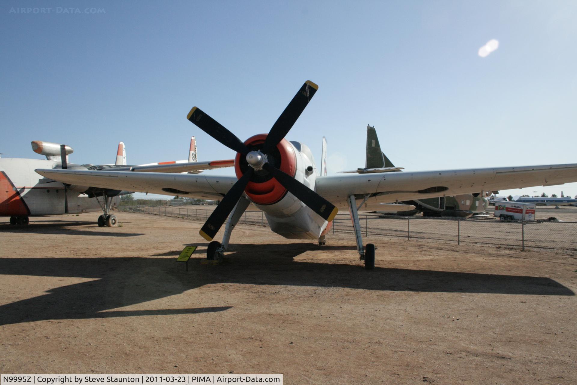 N9995Z, 1949 Grumman AF-2S Guardian C/N 126792, Taken at Pima Air and Space Museum, in March 2011 whilst on an Aeroprint Aviation tour