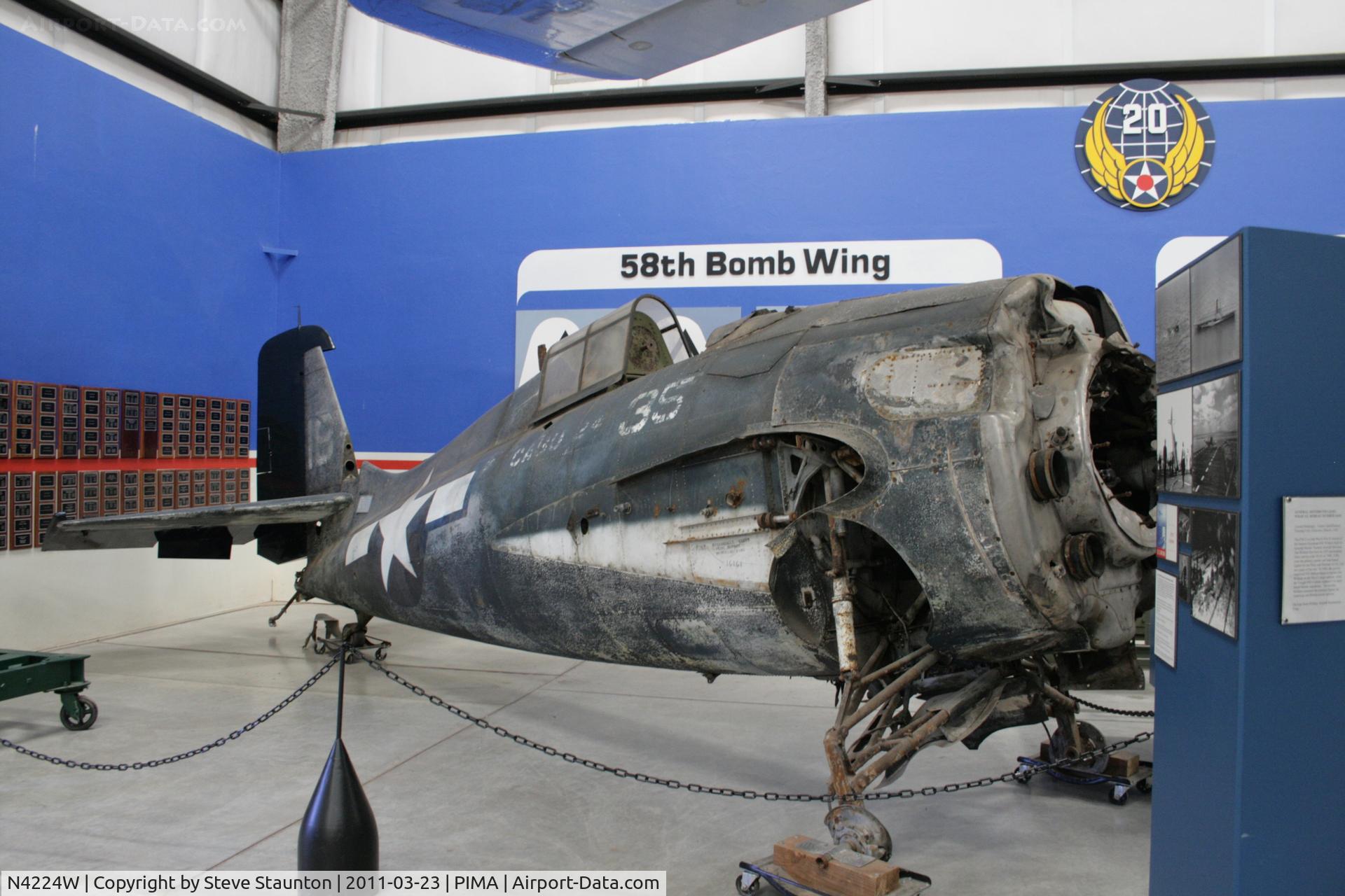 N4224W, General Motors FM-2 C/N 1360, Taken at Pima Air and Space Museum, in March 2011 whilst on an Aeroprint Aviation tour