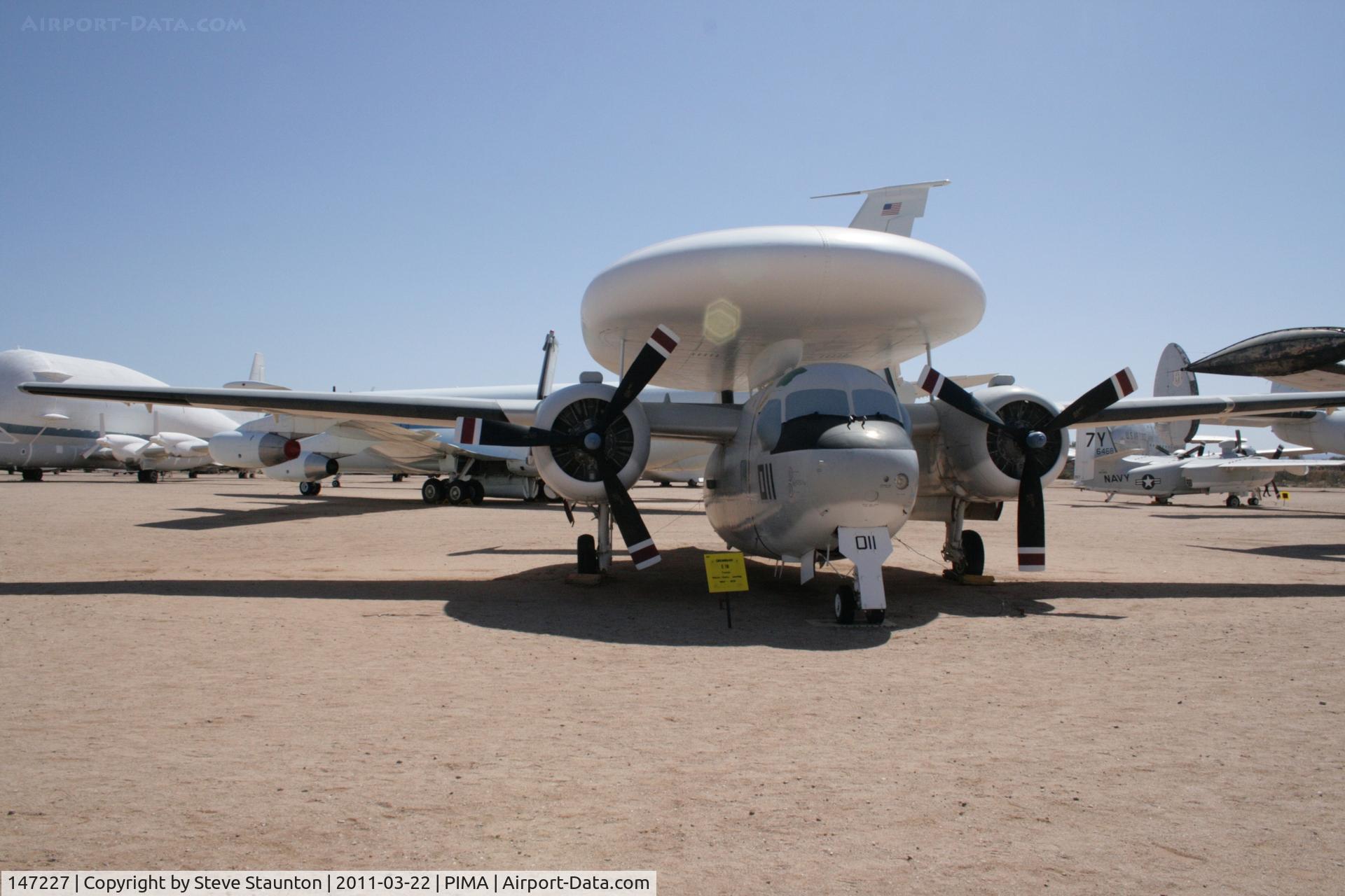 147227, Grumman E-1B Tracer (G-117) C/N 26, Taken at Pima Air and Space Museum, in March 2011 whilst on an Aeroprint Aviation tour