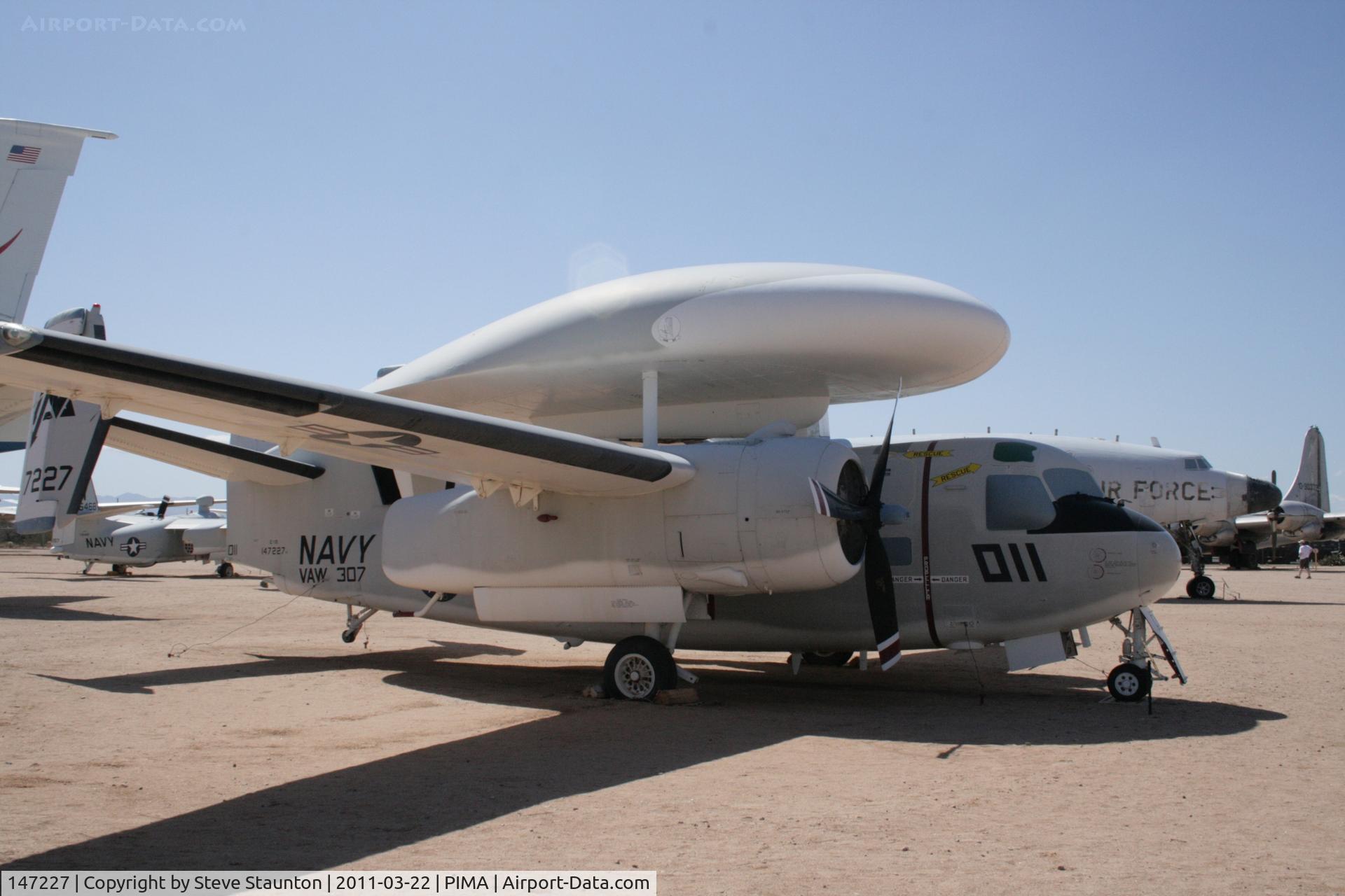 147227, Grumman E-1B Tracer (G-117) C/N 26, Taken at Pima Air and Space Museum, in March 2011 whilst on an Aeroprint Aviation tour