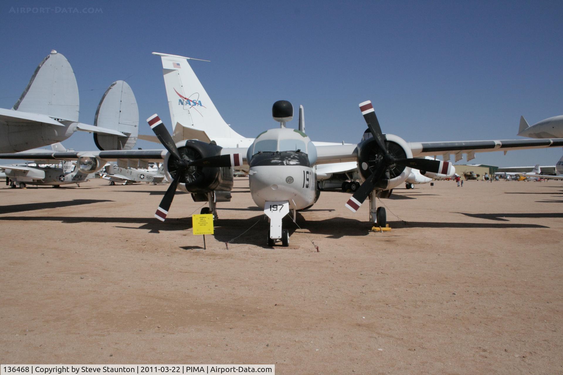 136468, Grumman S-2A Tracker C/N 377, Taken at Pima Air and Space Museum, in March 2011 whilst on an Aeroprint Aviation tour