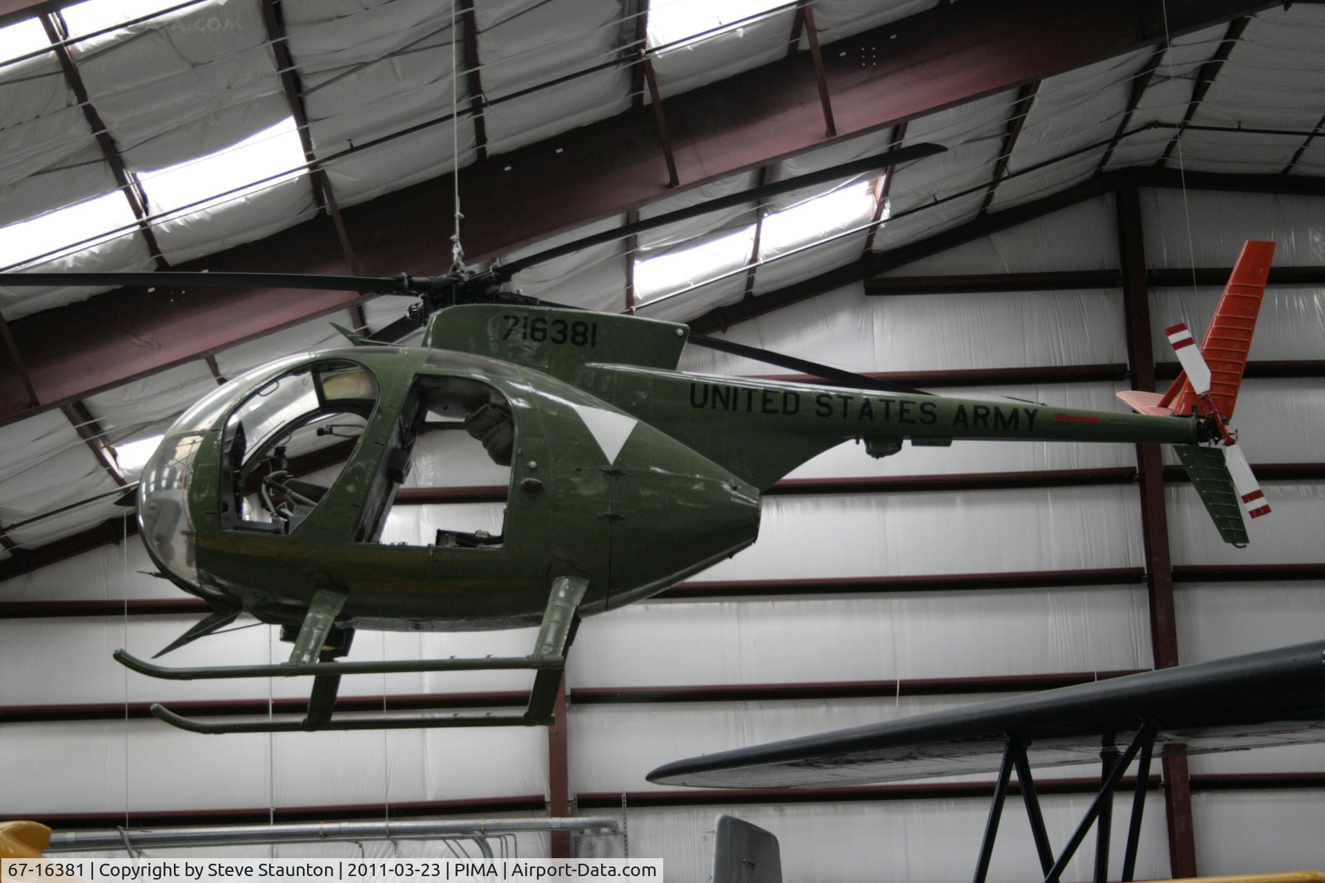 67-16381, 1967 Hughes OH-6A Cayuse C/N 0766, Taken at Pima Air and Space Museum, in March 2011 whilst on an Aeroprint Aviation tour