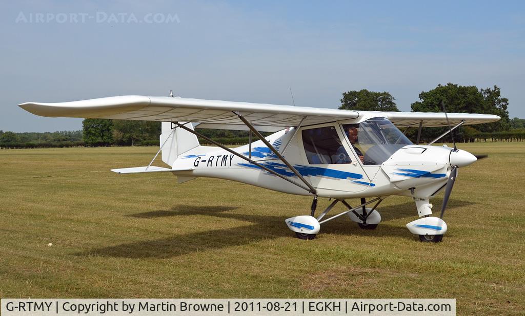 G-RTMY, 2005 Comco Ikarus C42 FB100 C/N 0502-6655, SHOT AT HEADCORN