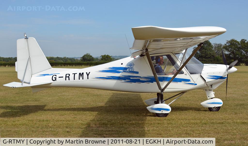 G-RTMY, 2005 Comco Ikarus C42 FB100 C/N 0502-6655, SHOT AT HEADCORN