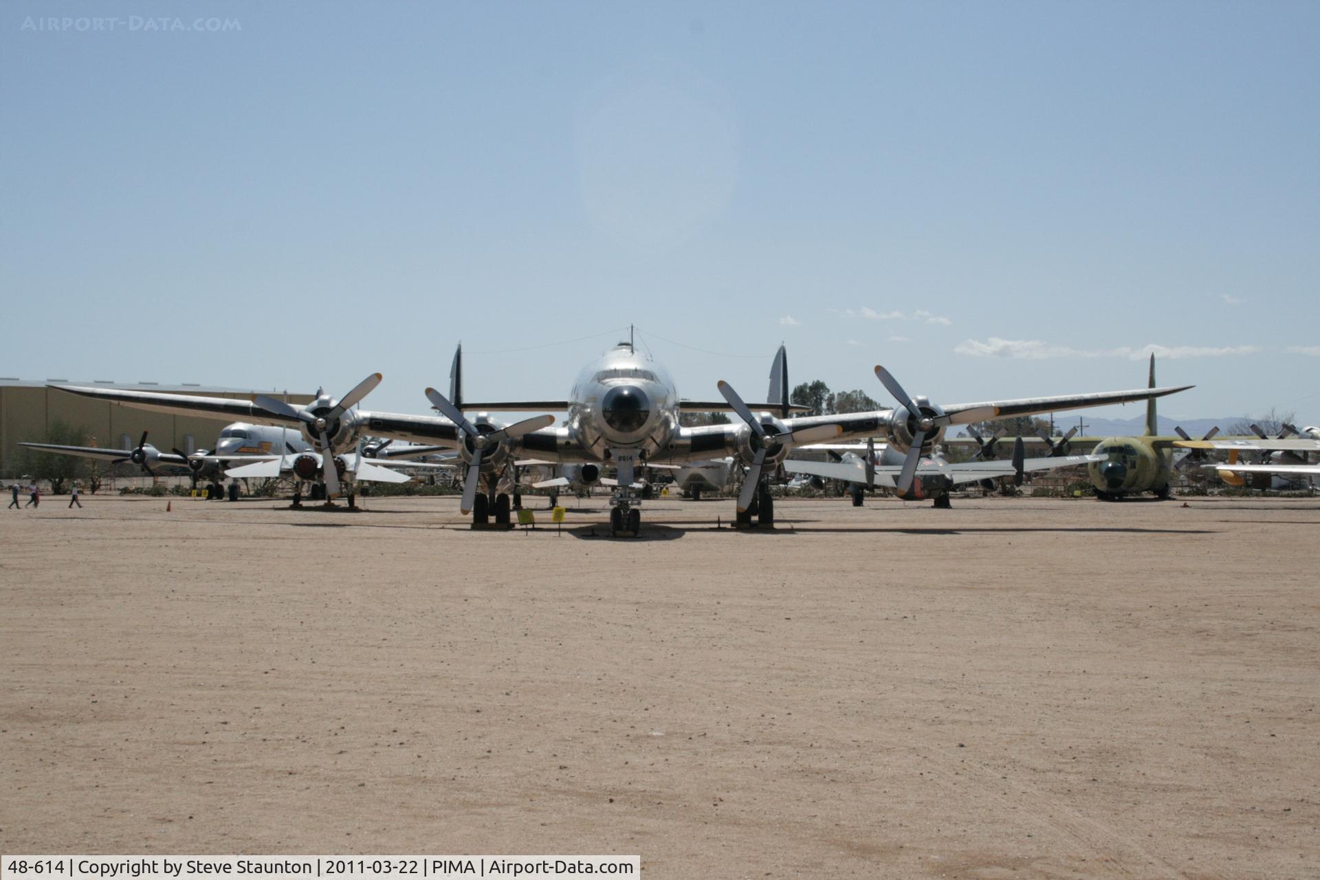 48-614, 1949 Lockheed VC-121B Constellation C/N 749-2606, Taken at Pima Air and Space Museum, in March 2011 whilst on an Aeroprint Aviation tour
