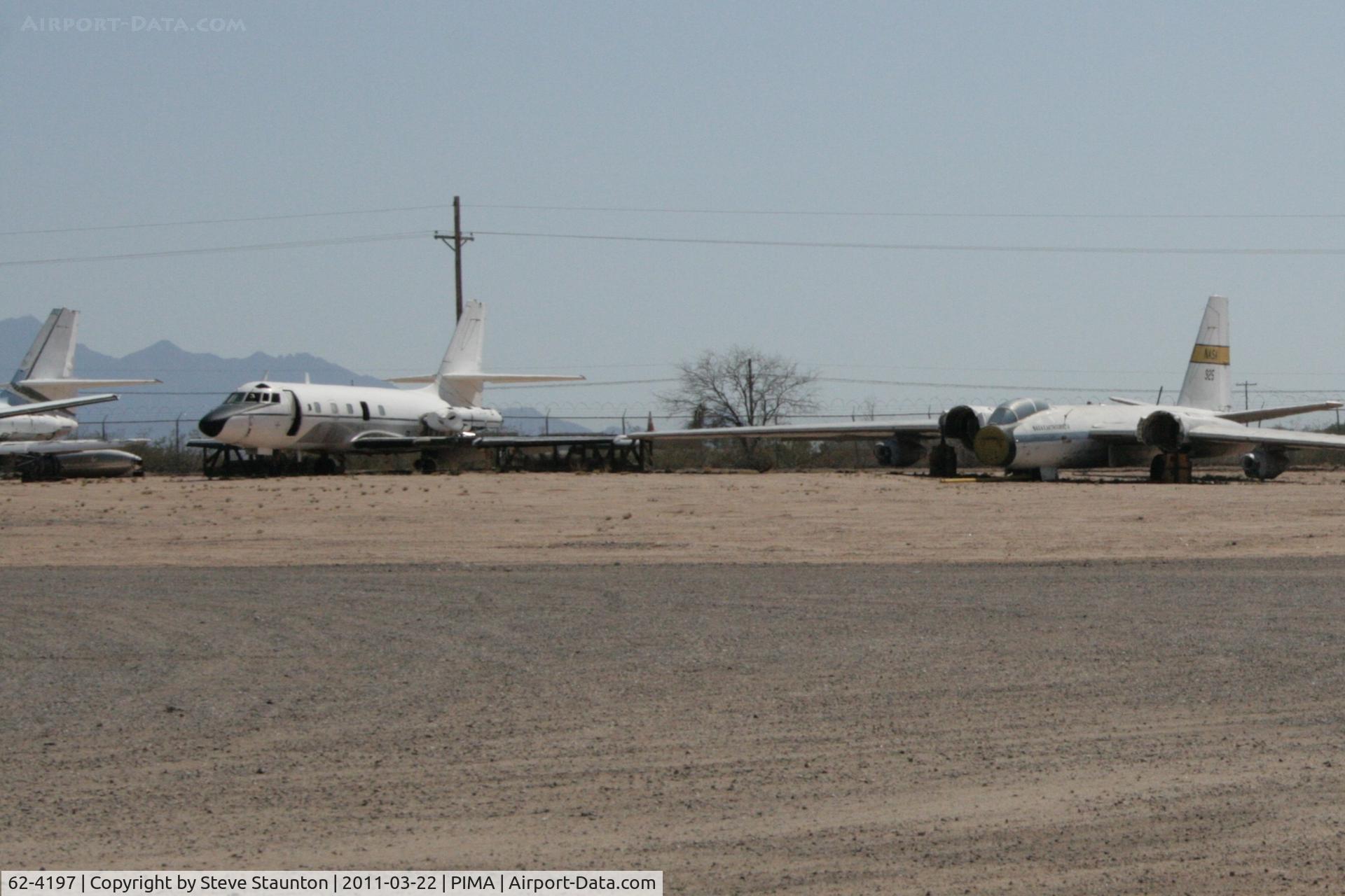 62-4197, 1962 Lockheed C-140B Jetstar C/N 1329-5041, Taken at Pima Air and Space Museum, in March 2011 whilst on an Aeroprint Aviation tour - located in the storage area