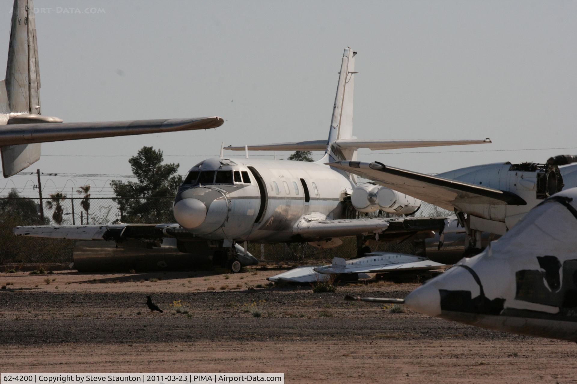 62-4200, 1962 Lockheed VC-140B Jetstar C/N 1329-5044, Taken at Pima Air and Space Museum, in March 2011 whilst on an Aeroprint Aviation tour - located in the storage area