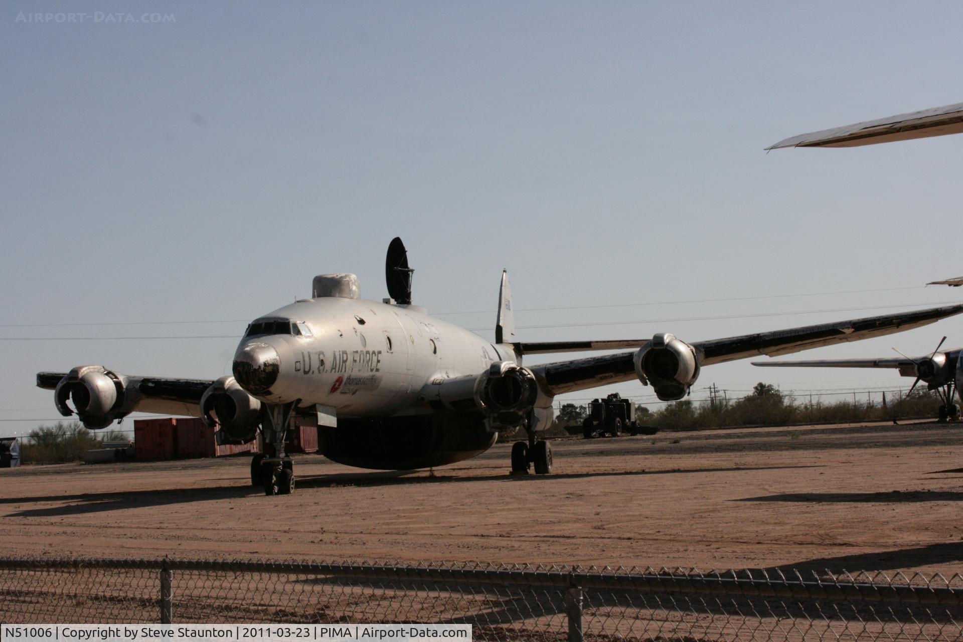 N51006, 1955 Lockheed EC-121 C/N 4350, Taken at Pima Air and Space Museum, in March 2011 whilst on an Aeroprint Aviation tour - located in the storage area