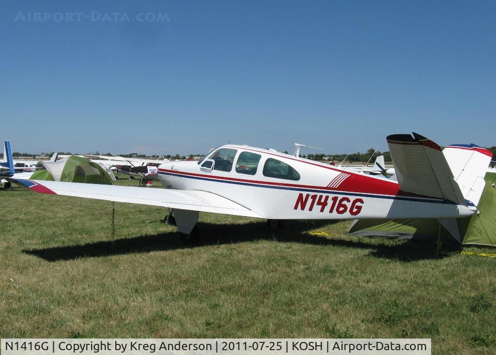 N1416G, 1961 Beech P35 Bonanza C/N D-6896, EAA AirVenture 2011