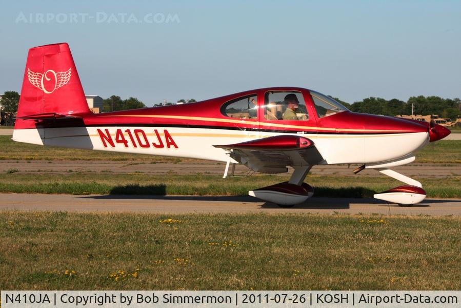 N410JA, 2006 Vans RV-10 C/N 40010, Departing Airventure 2011.