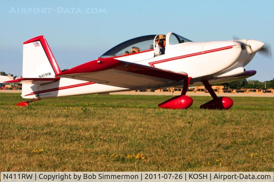 N411RW, 2002 Vans RV-8 C/N 458, Departing Airventure 2011.