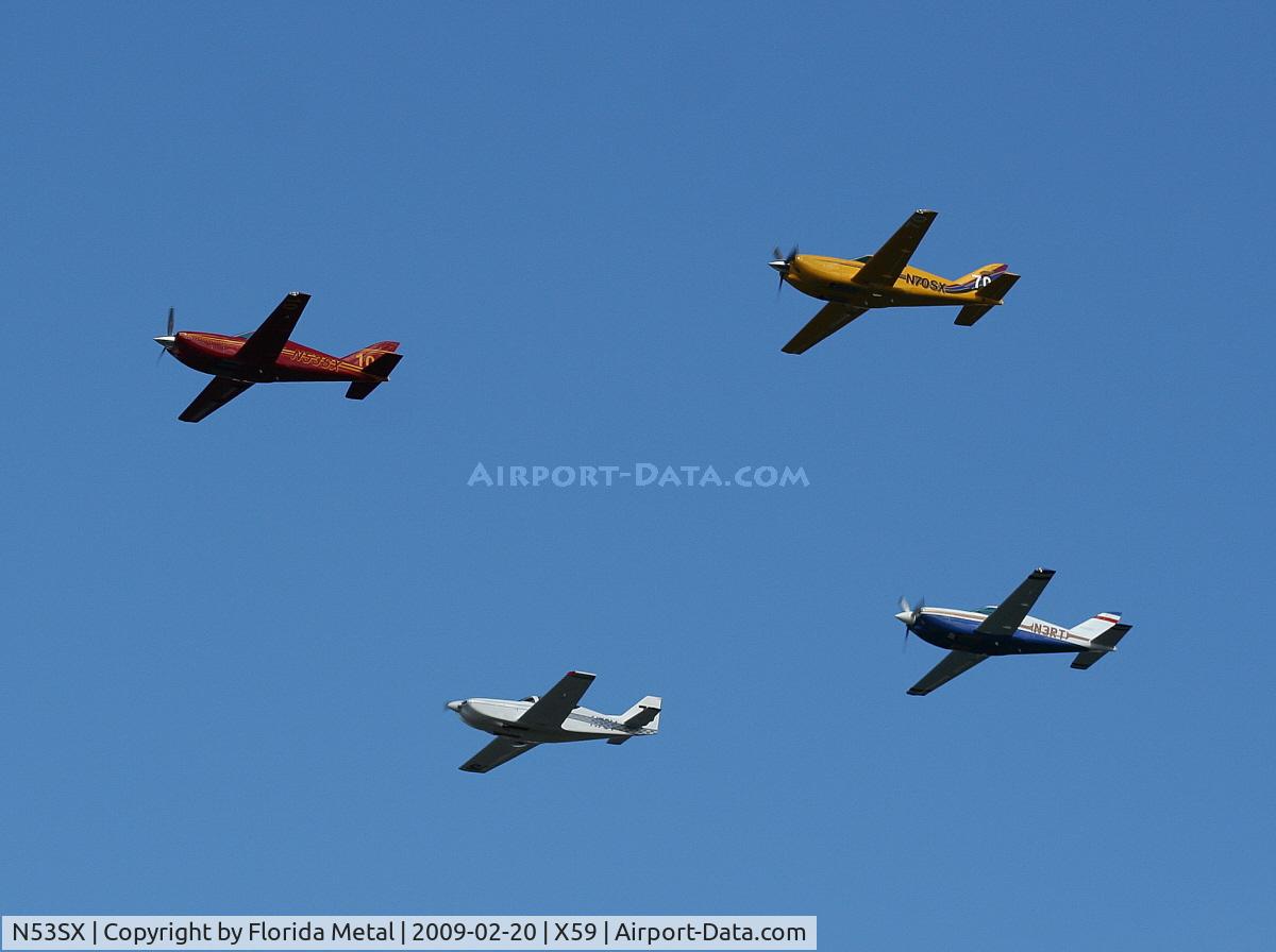 N53SX, 1998 Swearingen SX300 C/N 53, Homebuilt formation