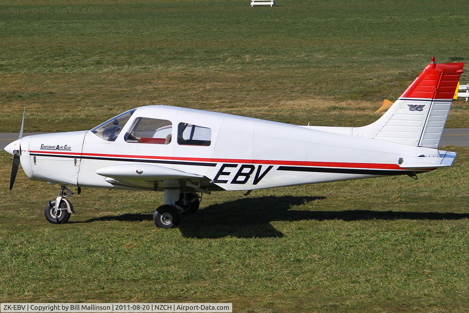 ZK-EBV, Piper PA-28-140 Cherokee Cruiser C/N 28-7725098, parked...and waiting