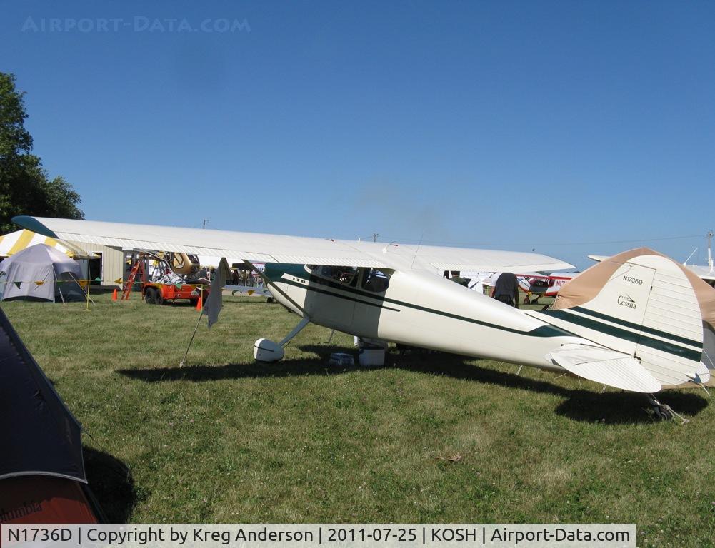 N1736D, 1951 Cessna 170A C/N 20179, EAA AirVenture 2011