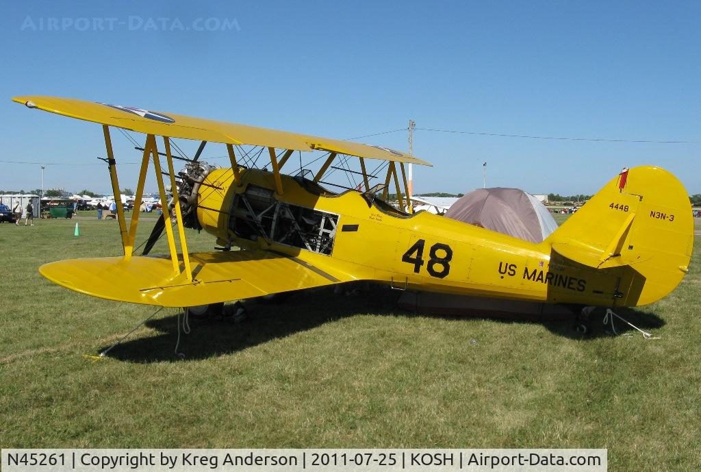 N45261, 1941 Naval Aircraft Factory N3N-3 C/N 4448, EAA AirVenture 2011
