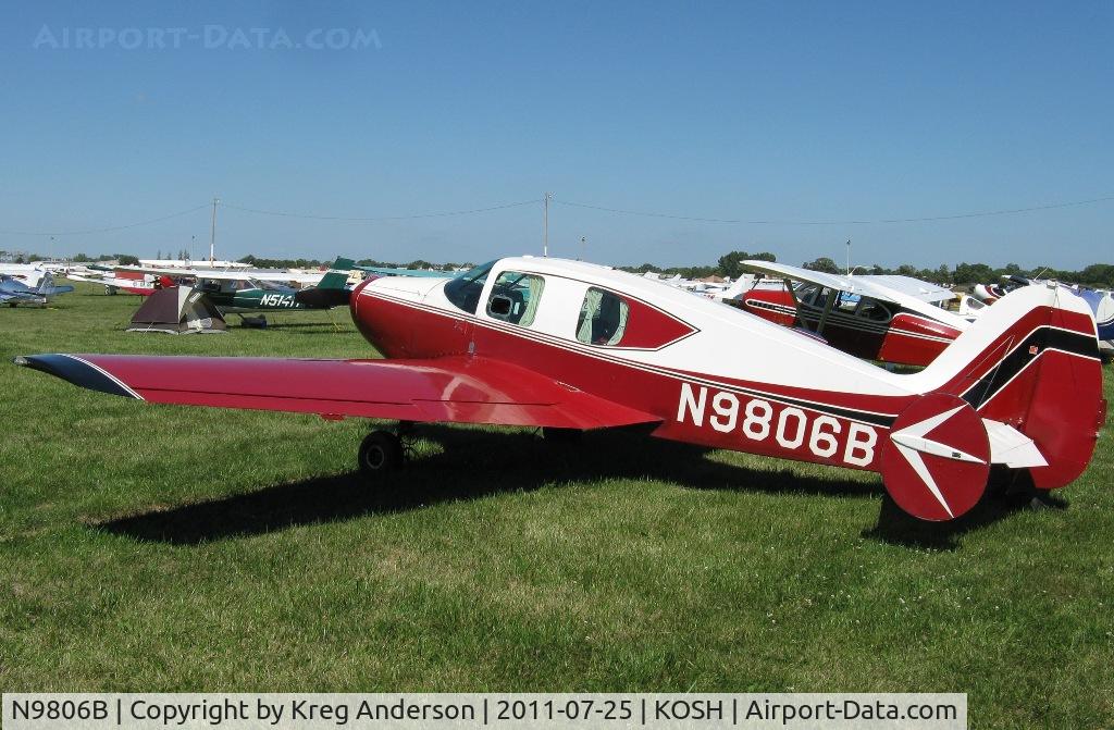 N9806B, 1958 Bellanca 14-19-2 Cruisair Senior C/N 4058, EAA AirVenture 2011