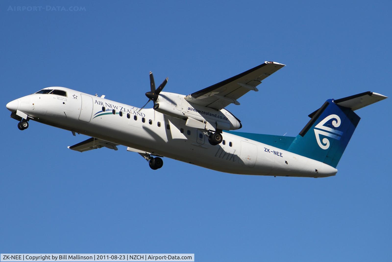 ZK-NEE, 2005 De Havilland Canada DHC-8-311 Dash 8 C/N 618, up and away from 02