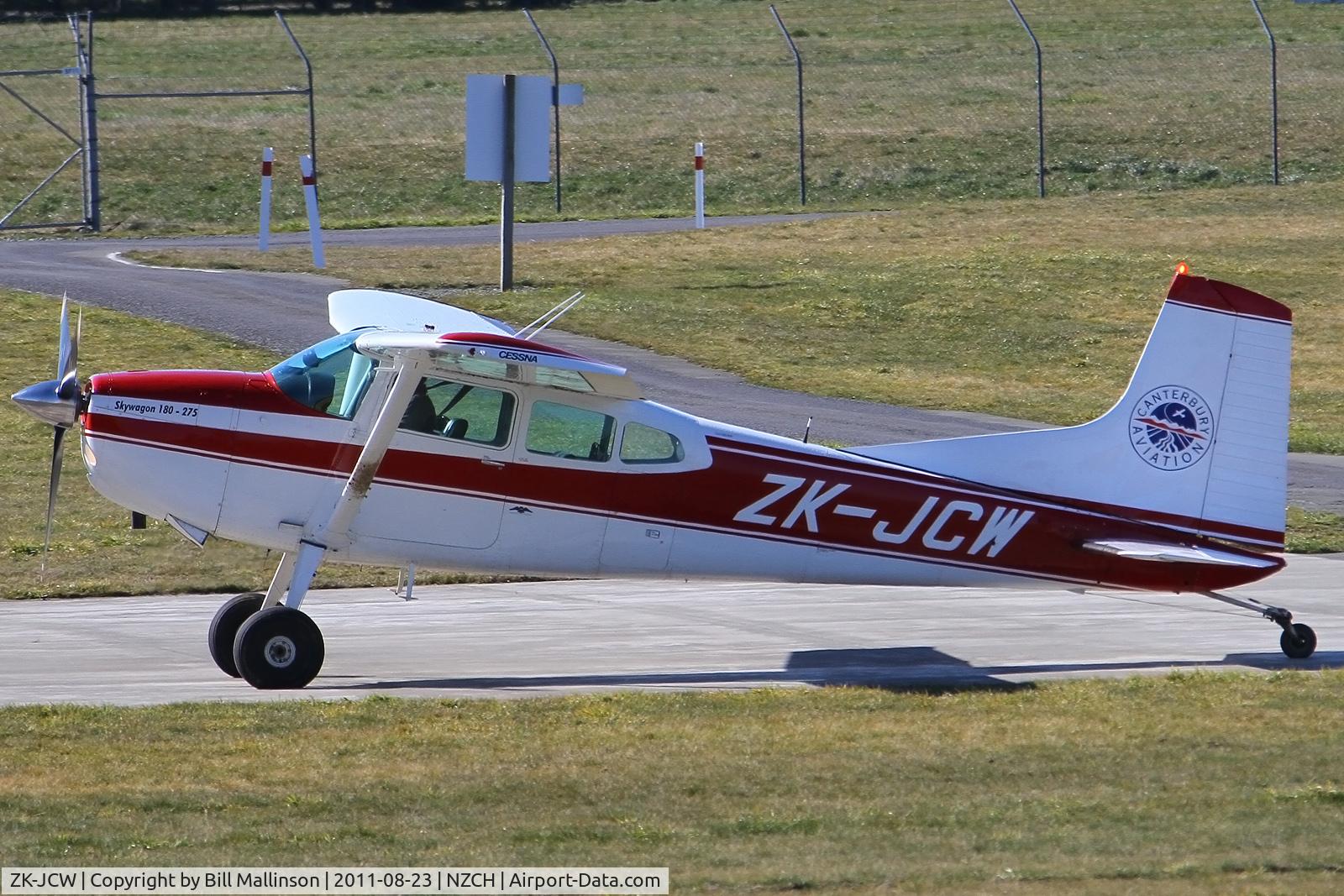 ZK-JCW, 1979 Cessna 180K Skywagon C/N 18053100, back to the hangar