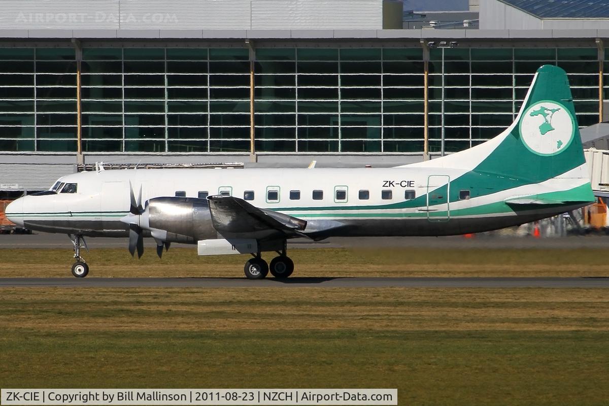 ZK-CIE, 1957 Convair CV-580 C/N 399, away back to the Chathams