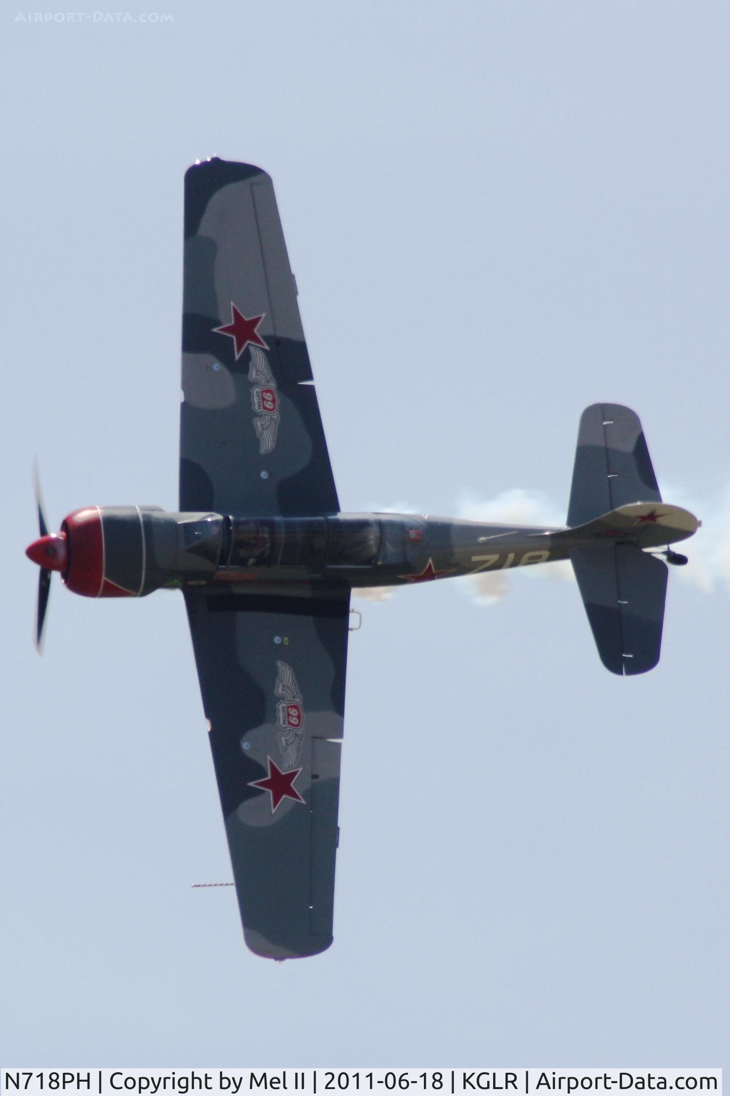 N718PH, 2003 Yakovlev (Aerostar) Yak-52TW C/N 0312503, Aerostars at 2011 Wings Over Gaylord Air Show