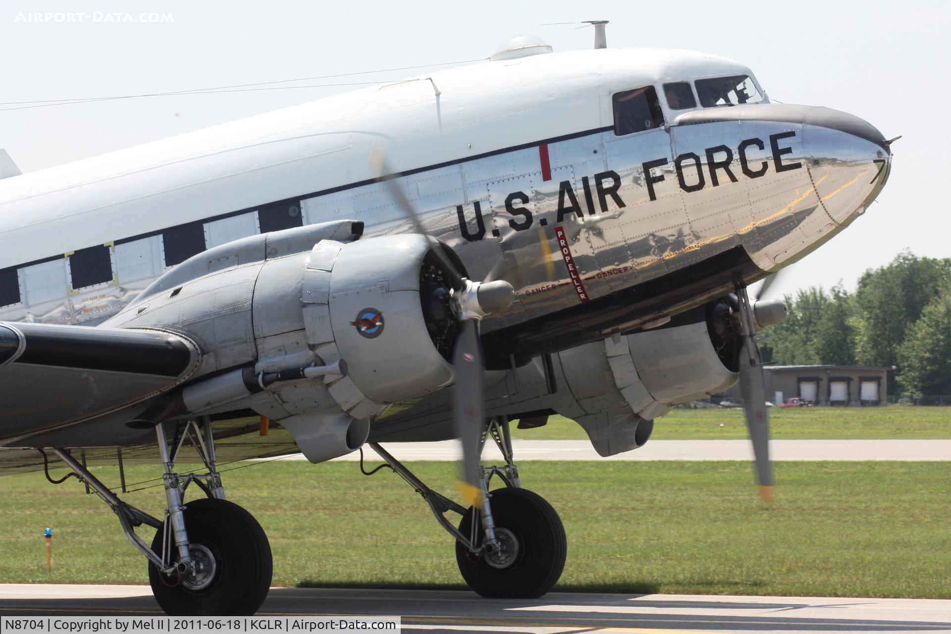 N8704, 1944 Douglas DC3C-S4C4G (TC-47B-30-DK) C/N 33048, Yankee Doodle Dandy at 2011 Wings Over Gaylord Air Show