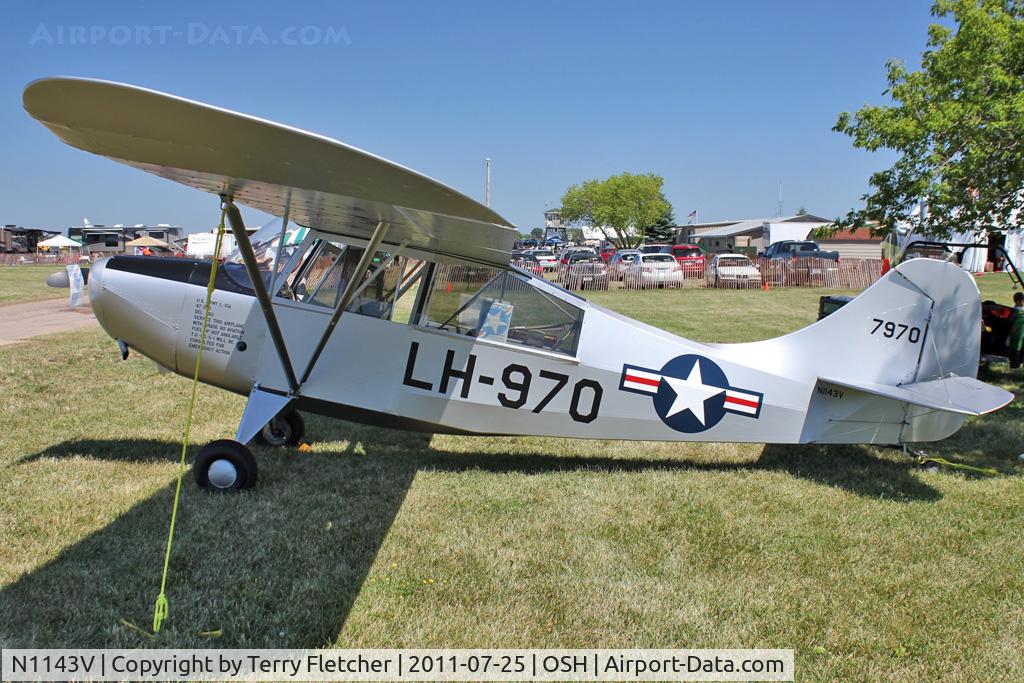 N1143V, 1947 Champion Aeronca 7BCM C/N 47970, 1956 Champion AERONCA 7BCM, c/n: 47970 at 2011 Oshkosh
