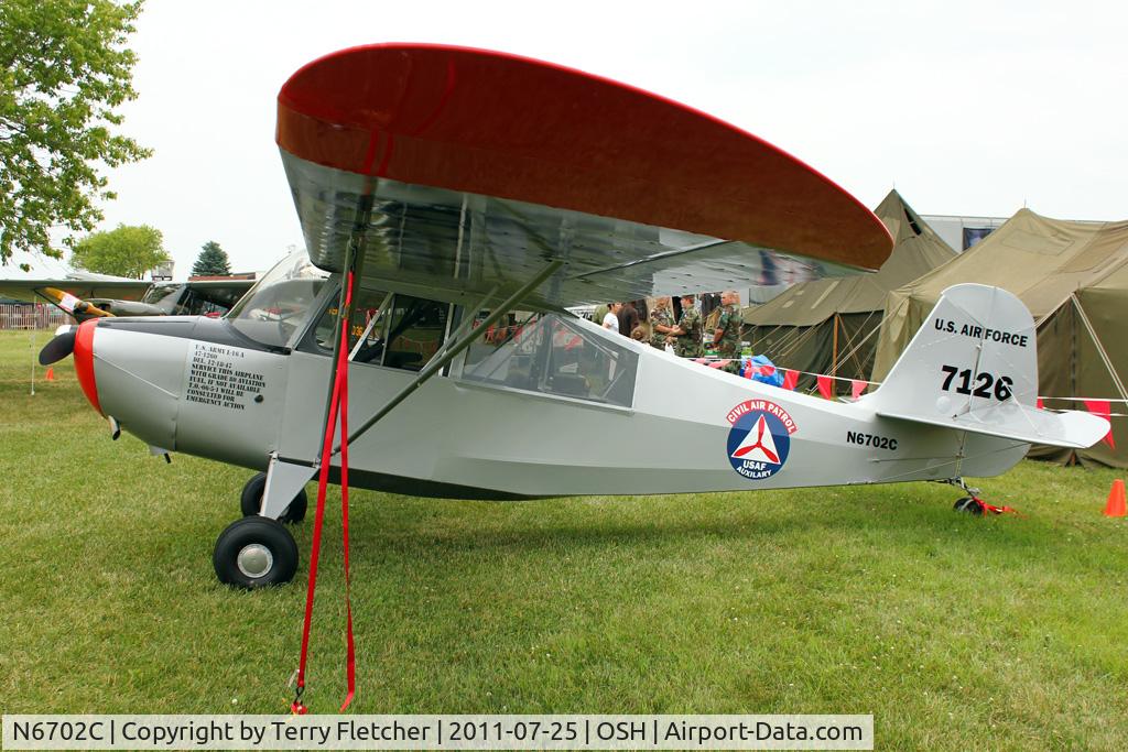 N6702C, Aeronca 7BCM C/N 7BCM488, Aeronca 7BCM, c/n: 7BCM488 at 2011-Oshkosh