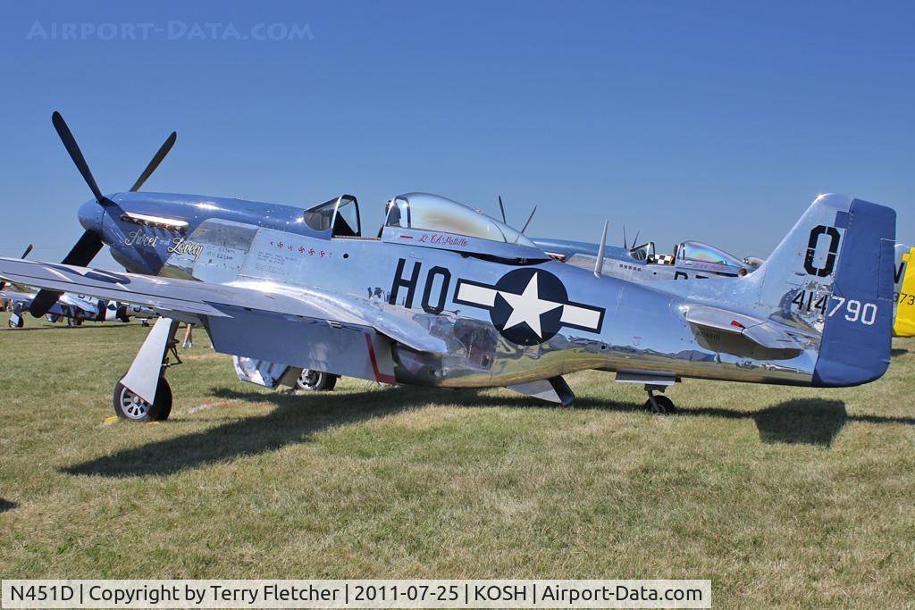 N451D, North American F-51D Mustang Mustang C/N 44-73260, North American F-51D, c/n: 44-73260 at 2011 Oshkosh