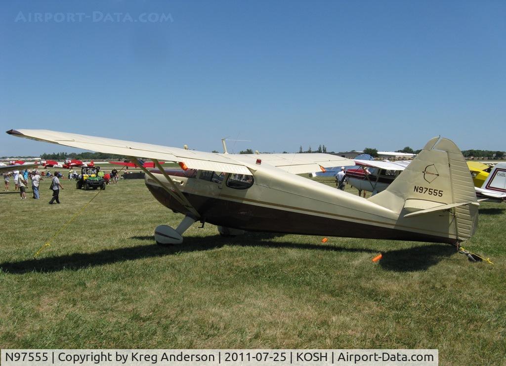 N97555, 1946 Stinson 108 Voyager C/N 108-555, EAA AirVenture 2011