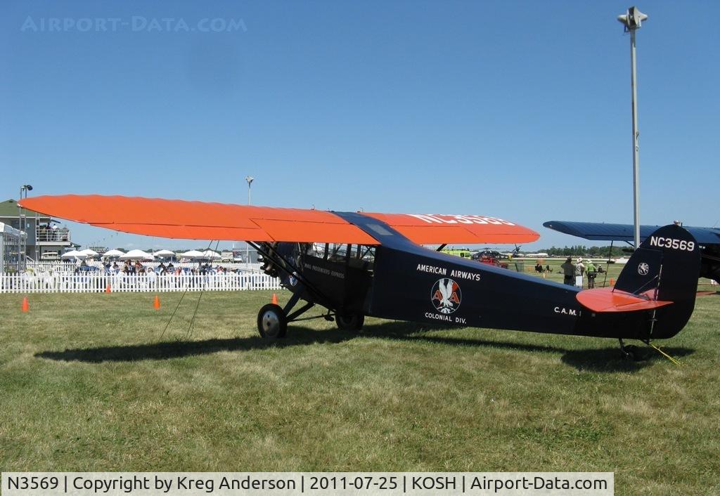 N3569, 1929 Fairchild FC-2-W2 C/N 35, EAA AirVenture 2011