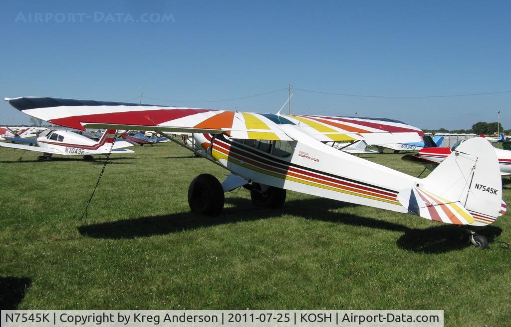 N7545K, 1950 Piper PA-18-105 Super Cub C/N 18-261, EAA AirVenture 2011