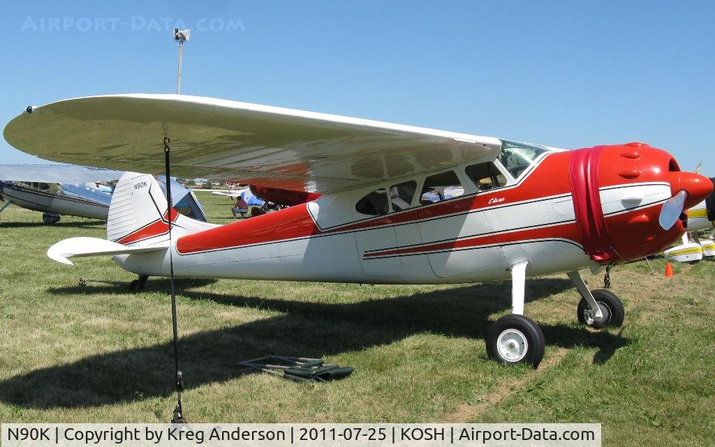 N90K, 1949 Cessna 195A C/N 7439, EAA AirVenture 2011