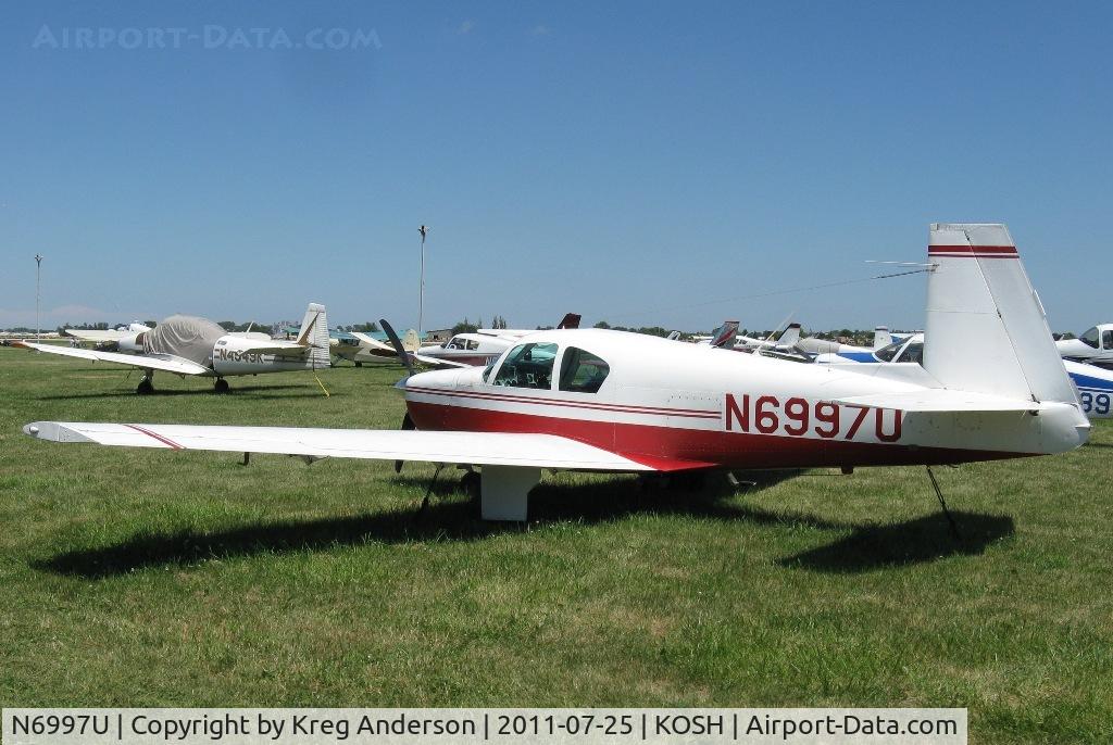 N6997U, 1964 Mooney M20C Ranger C/N 2718, EAA AirVenture 2011