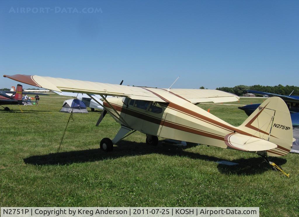 N2751P, 1955 Piper PA-22-150 C/N 22-3058, EAA AirVenture 2011