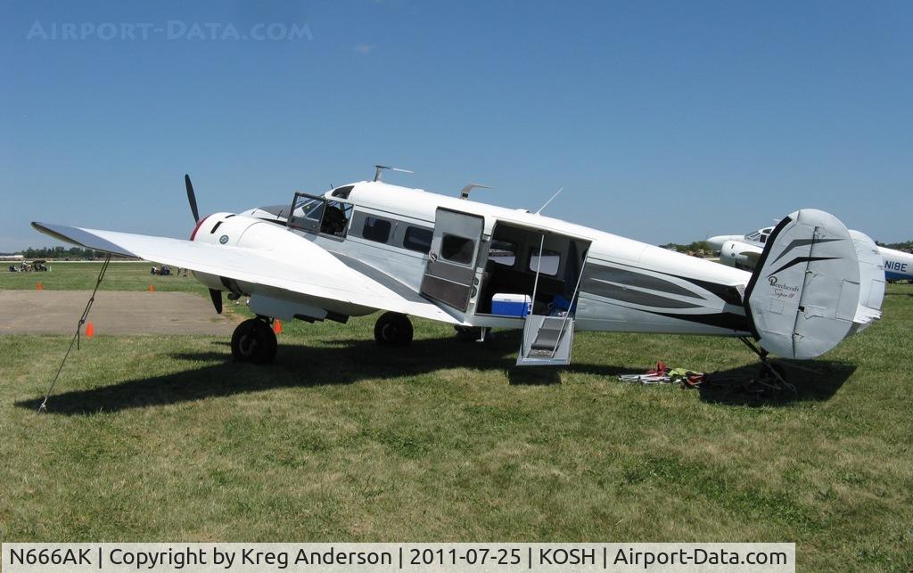 N666AK, 1954 Beech E18S C/N BA-18, EAA AirVenture 2011