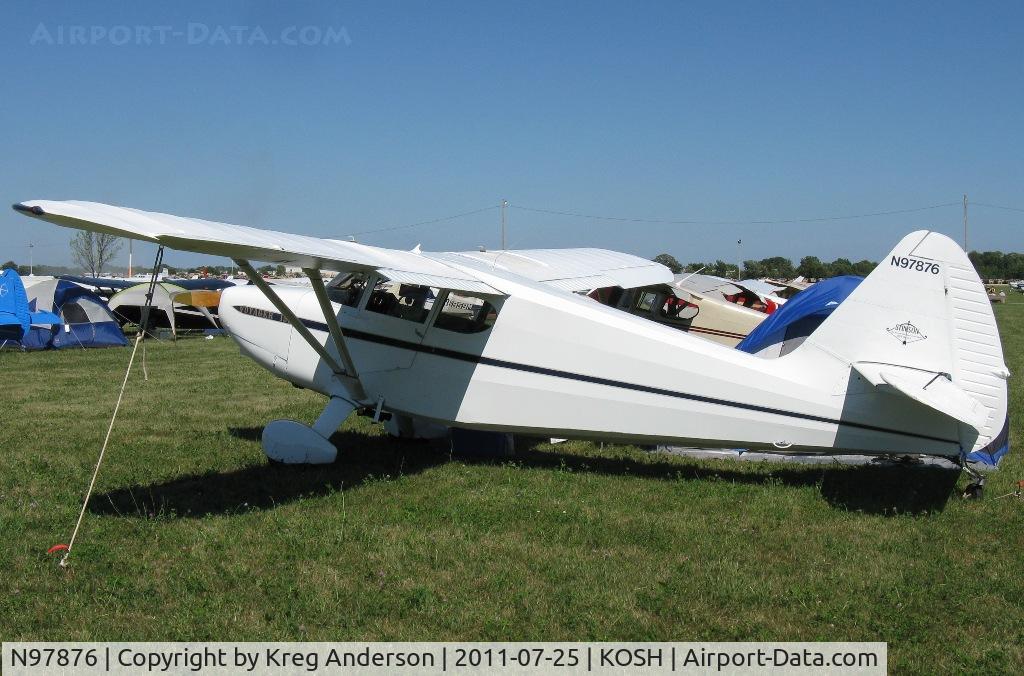 N97876, 1946 Stinson 108-1 Voyager C/N 108-876, EAA AirVenture 2011
