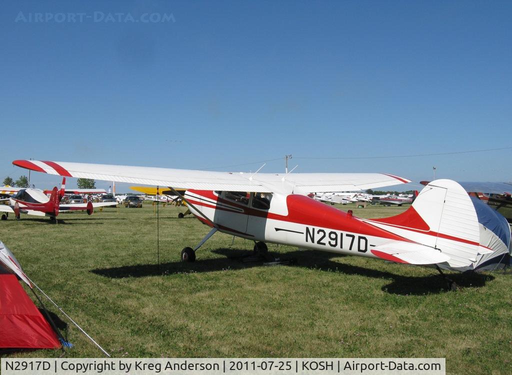 N2917D, 1955 Cessna 170B C/N 26860, EAA AirVenture 2011