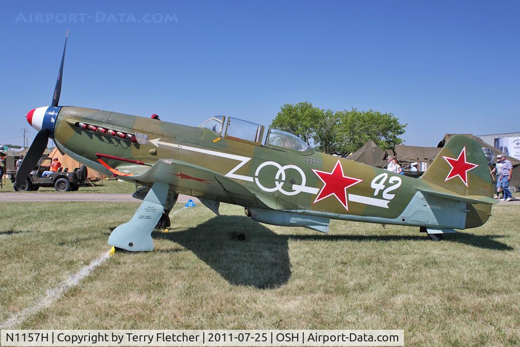 N1157H, 1994 Yakovlev Yak-9U-M C/N 0470402, 1994 Yakovlev YAK-9U-M, c/n: 0470402 at 2011 Oshkosh